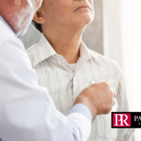 Doctor and patient discussing cancer diagnosis. Doctor and patient discussing cancer diagnosis.